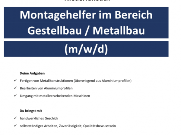 Stellenangebot